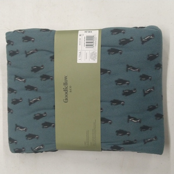 NEW! Men's Big & Tall Penguin Print Microfleece Pajama PJ Set 2pc - Goodfellow - Picture 8 of 12